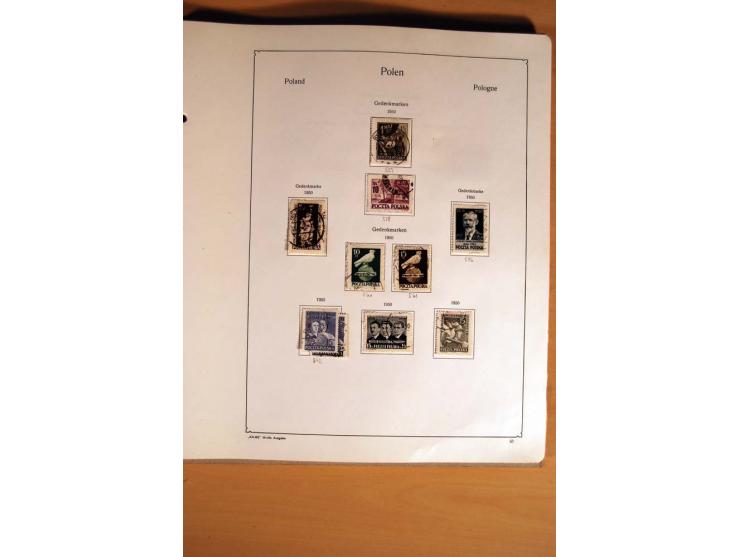  1840/1990, ungebrauchte, postfrische und gestempelte Sammlung mit vielen Briefen ab Vorphila und Russland in Polen gebraucht