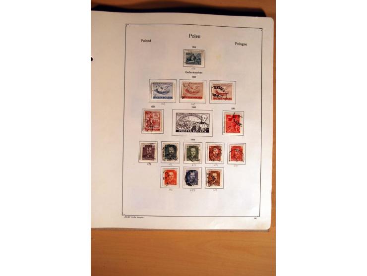 1840/1990, ungebrauchte, postfrische und gestempelte Sammlung mit vielen Briefen ab Vorphila und Russland in Polen gebraucht