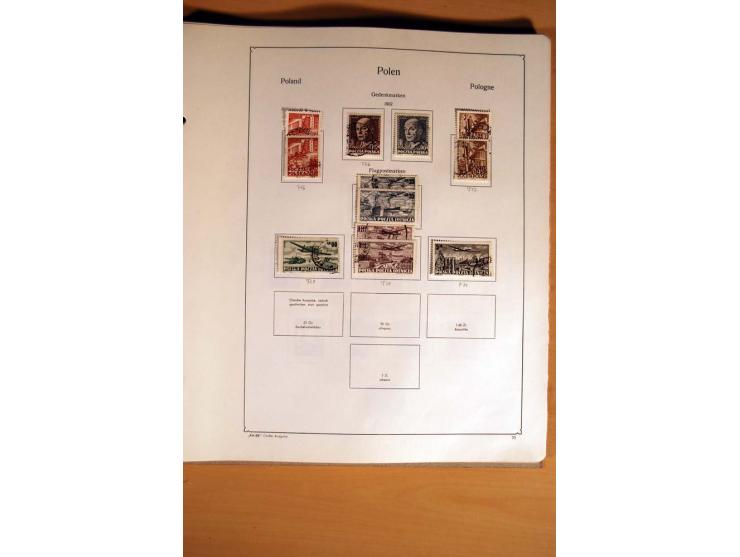  1840/1990, ungebrauchte, postfrische und gestempelte Sammlung mit vielen Briefen ab Vorphila und Russland in Polen gebraucht