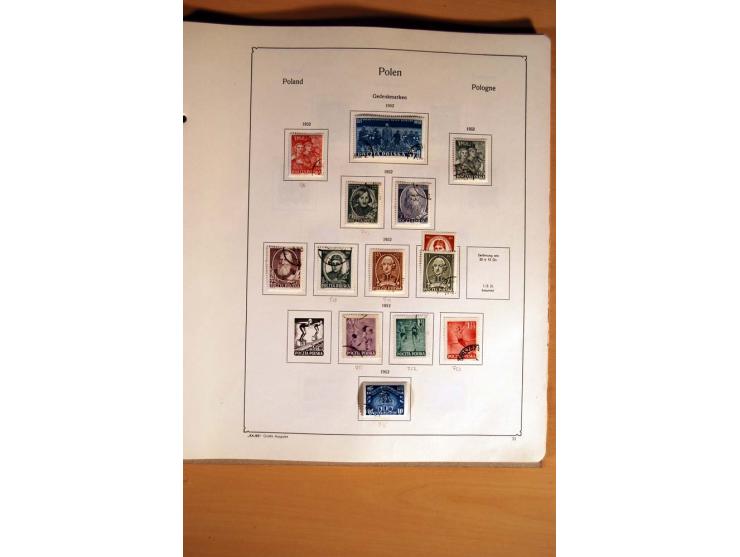  1840/1990, ungebrauchte, postfrische und gestempelte Sammlung mit vielen Briefen ab Vorphila und Russland in Polen gebraucht