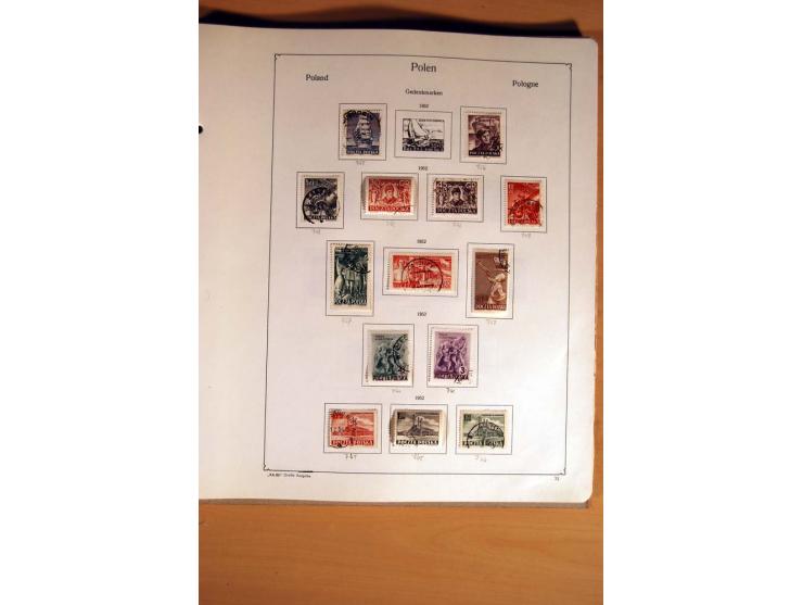  1840/1990, ungebrauchte, postfrische und gestempelte Sammlung mit vielen Briefen ab Vorphila und Russland in Polen gebraucht