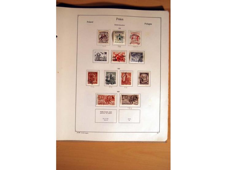  1840/1990, ungebrauchte, postfrische und gestempelte Sammlung mit vielen Briefen ab Vorphila und Russland in Polen gebraucht