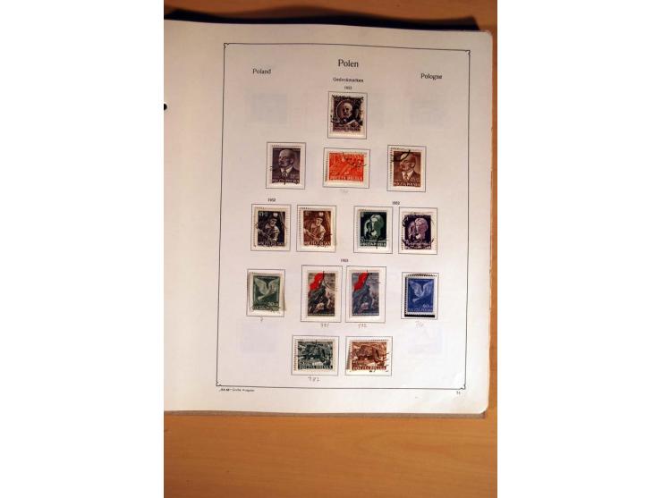  1840/1990, ungebrauchte, postfrische und gestempelte Sammlung mit vielen Briefen ab Vorphila und Russland in Polen gebraucht