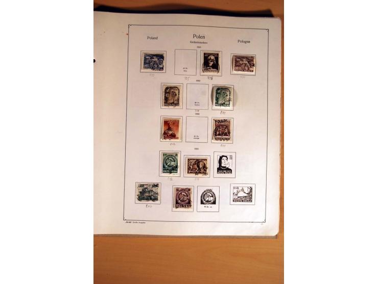  1840/1990, ungebrauchte, postfrische und gestempelte Sammlung mit vielen Briefen ab Vorphila und Russland in Polen gebraucht