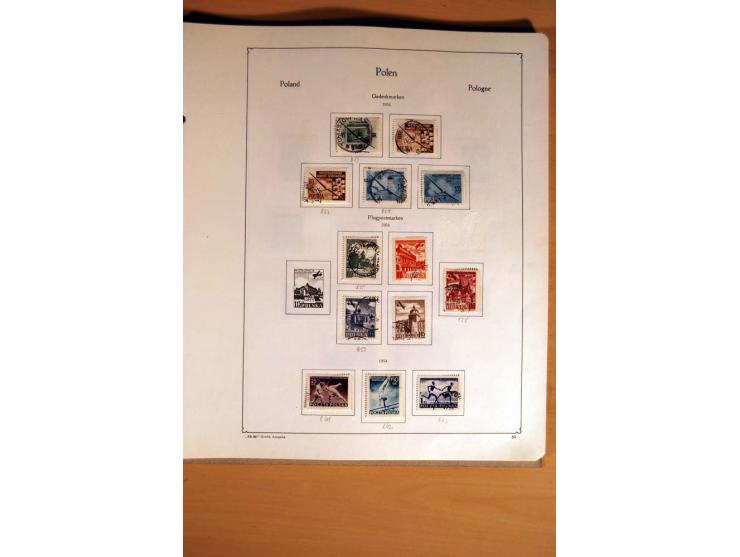  1840/1990, ungebrauchte, postfrische und gestempelte Sammlung mit vielen Briefen ab Vorphila und Russland in Polen gebraucht