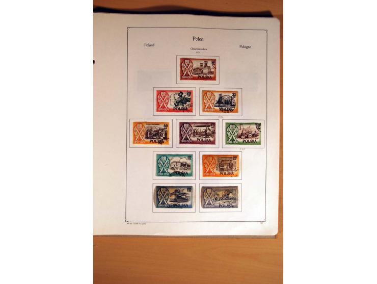  1840/1990, ungebrauchte, postfrische und gestempelte Sammlung mit vielen Briefen ab Vorphila und Russland in Polen gebraucht