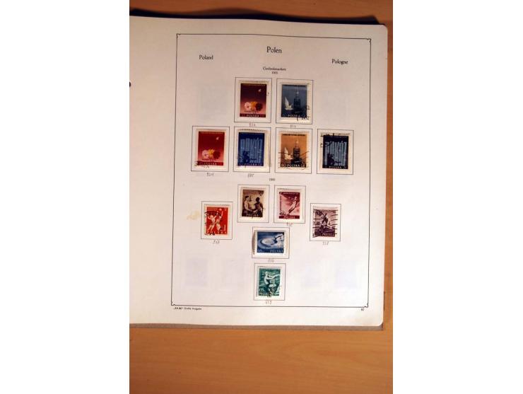  1840/1990, ungebrauchte, postfrische und gestempelte Sammlung mit vielen Briefen ab Vorphila und Russland in Polen gebraucht