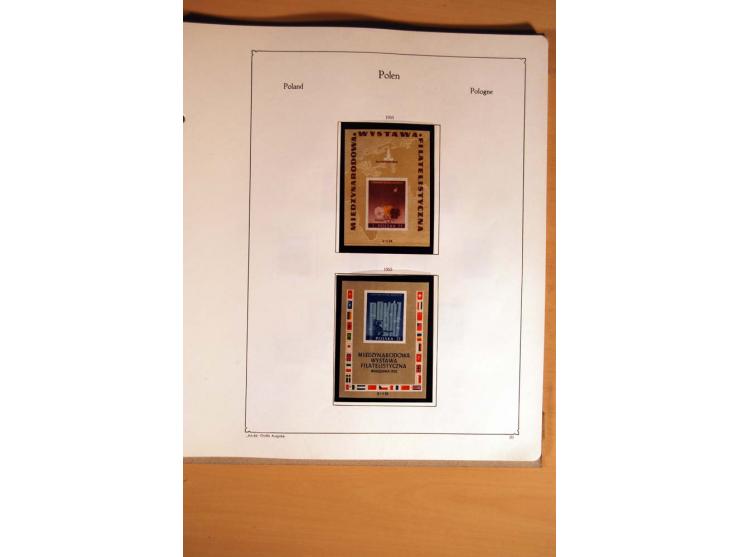  1840/1990, ungebrauchte, postfrische und gestempelte Sammlung mit vielen Briefen ab Vorphila und Russland in Polen gebraucht