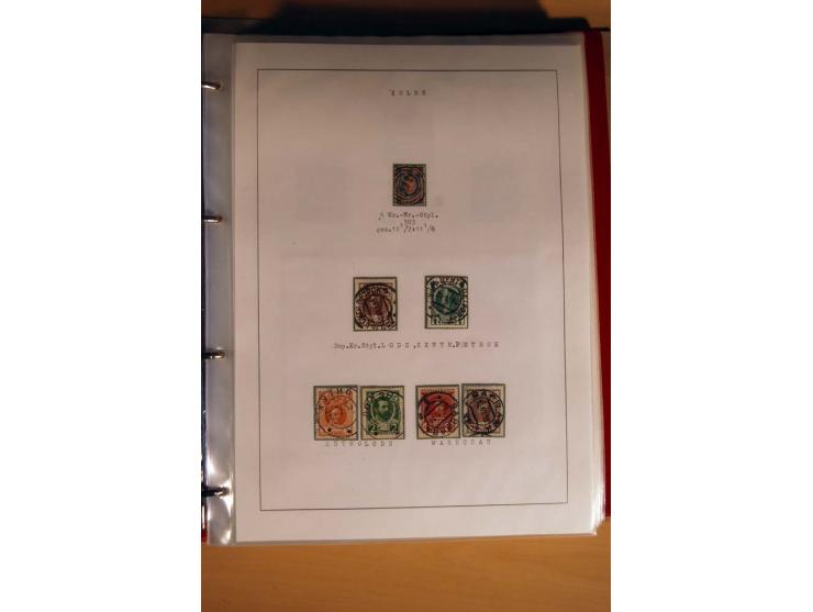  1840/1990, ungebrauchte, postfrische und gestempelte Sammlung mit vielen Briefen ab Vorphila und Russland in Polen gebraucht