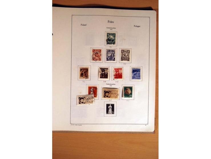  1840/1990, ungebrauchte, postfrische und gestempelte Sammlung mit vielen Briefen ab Vorphila und Russland in Polen gebraucht