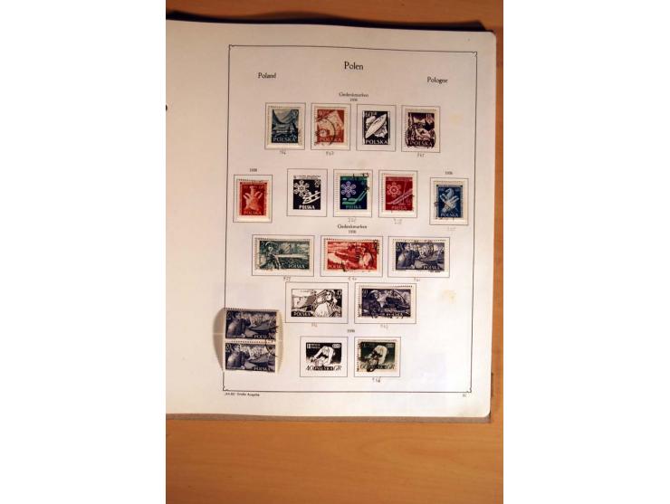  1840/1990, ungebrauchte, postfrische und gestempelte Sammlung mit vielen Briefen ab Vorphila und Russland in Polen gebraucht