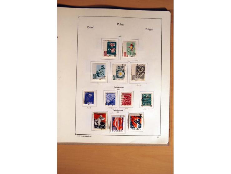  1840/1990, ungebrauchte, postfrische und gestempelte Sammlung mit vielen Briefen ab Vorphila und Russland in Polen gebraucht