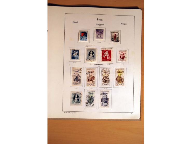  1840/1990, ungebrauchte, postfrische und gestempelte Sammlung mit vielen Briefen ab Vorphila und Russland in Polen gebraucht