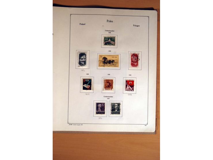  1840/1990, ungebrauchte, postfrische und gestempelte Sammlung mit vielen Briefen ab Vorphila und Russland in Polen gebraucht