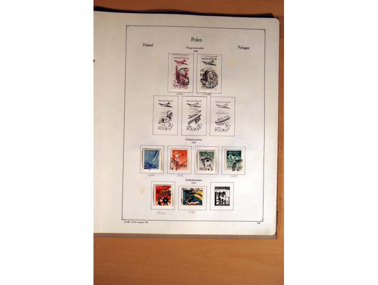  1840/1990, ungebrauchte, postfrische und gestempelte Sammlung mit vielen Briefen ab Vorphila und Russland in Polen gebraucht