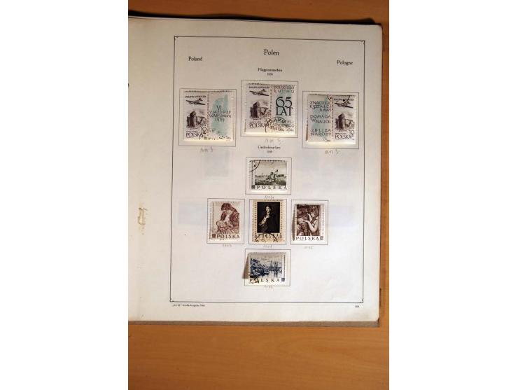  1840/1990, ungebrauchte, postfrische und gestempelte Sammlung mit vielen Briefen ab Vorphila und Russland in Polen gebraucht
