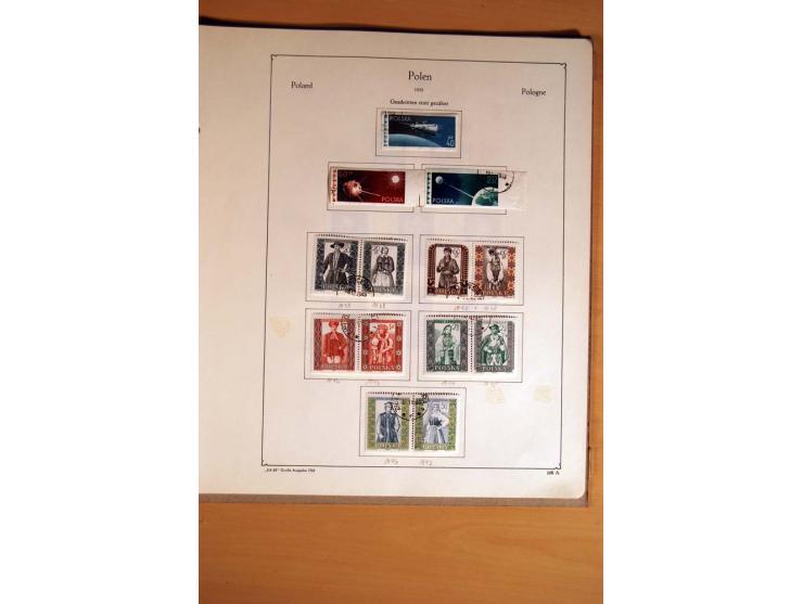  1840/1990, ungebrauchte, postfrische und gestempelte Sammlung mit vielen Briefen ab Vorphila und Russland in Polen gebraucht
