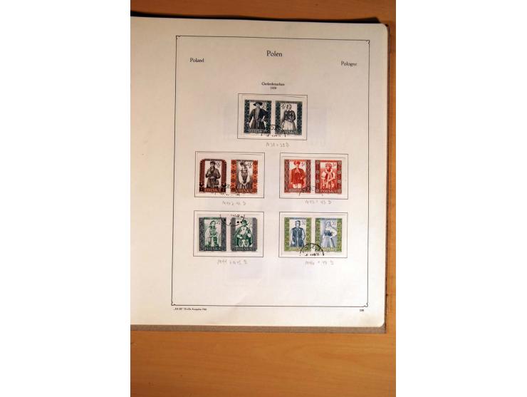  1840/1990, ungebrauchte, postfrische und gestempelte Sammlung mit vielen Briefen ab Vorphila und Russland in Polen gebraucht