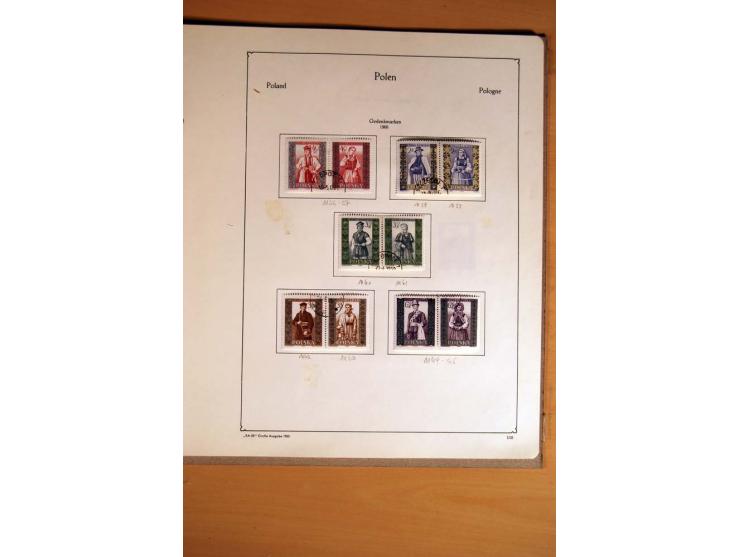  1840/1990, ungebrauchte, postfrische und gestempelte Sammlung mit vielen Briefen ab Vorphila und Russland in Polen gebraucht