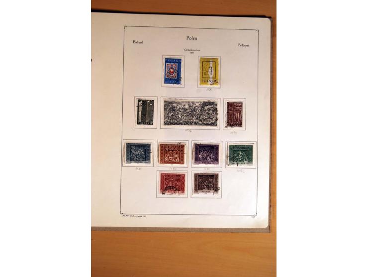  1840/1990, ungebrauchte, postfrische und gestempelte Sammlung mit vielen Briefen ab Vorphila und Russland in Polen gebraucht