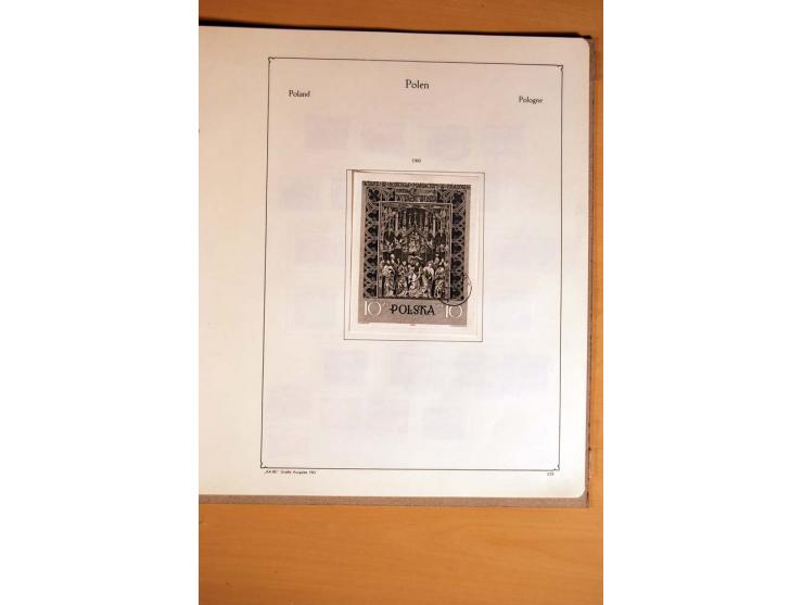  1840/1990, ungebrauchte, postfrische und gestempelte Sammlung mit vielen Briefen ab Vorphila und Russland in Polen gebraucht
