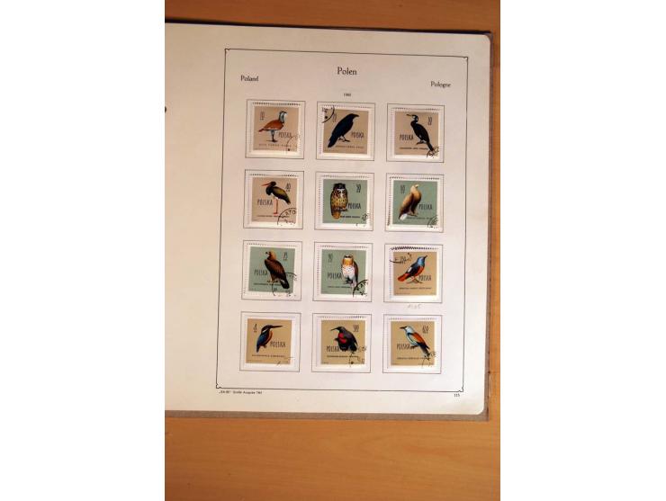  1840/1990, ungebrauchte, postfrische und gestempelte Sammlung mit vielen Briefen ab Vorphila und Russland in Polen gebraucht