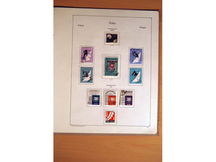  1840/1990, ungebrauchte, postfrische und gestempelte Sammlung mit vielen Briefen ab Vorphila und Russland in Polen gebraucht