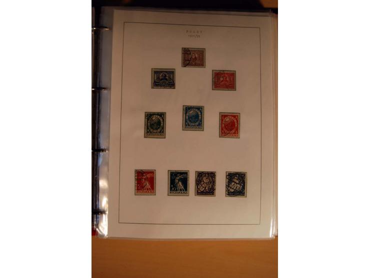  1840/1990, ungebrauchte, postfrische und gestempelte Sammlung mit vielen Briefen ab Vorphila und Russland in Polen gebraucht