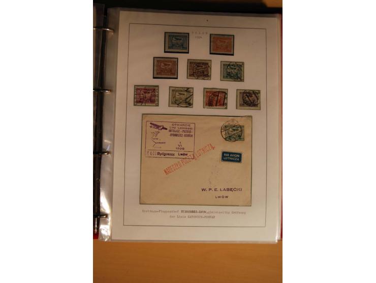  1840/1990, ungebrauchte, postfrische und gestempelte Sammlung mit vielen Briefen ab Vorphila und Russland in Polen gebraucht