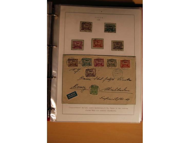  1840/1990, ungebrauchte, postfrische und gestempelte Sammlung mit vielen Briefen ab Vorphila und Russland in Polen gebraucht
