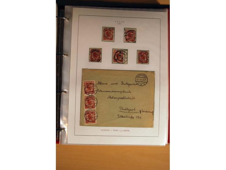  1840/1990, ungebrauchte, postfrische und gestempelte Sammlung mit vielen Briefen ab Vorphila und Russland in Polen gebraucht