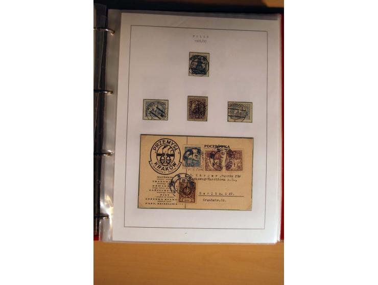  1840/1990, ungebrauchte, postfrische und gestempelte Sammlung mit vielen Briefen ab Vorphila und Russland in Polen gebraucht