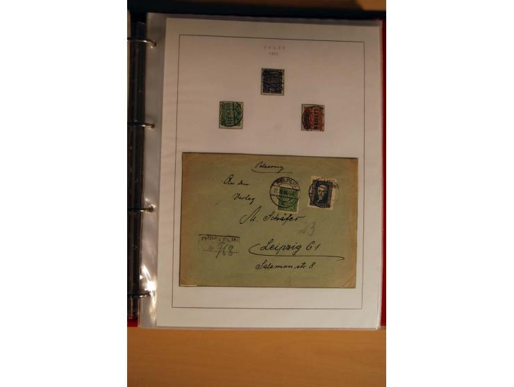  1840/1990, ungebrauchte, postfrische und gestempelte Sammlung mit vielen Briefen ab Vorphila und Russland in Polen gebraucht