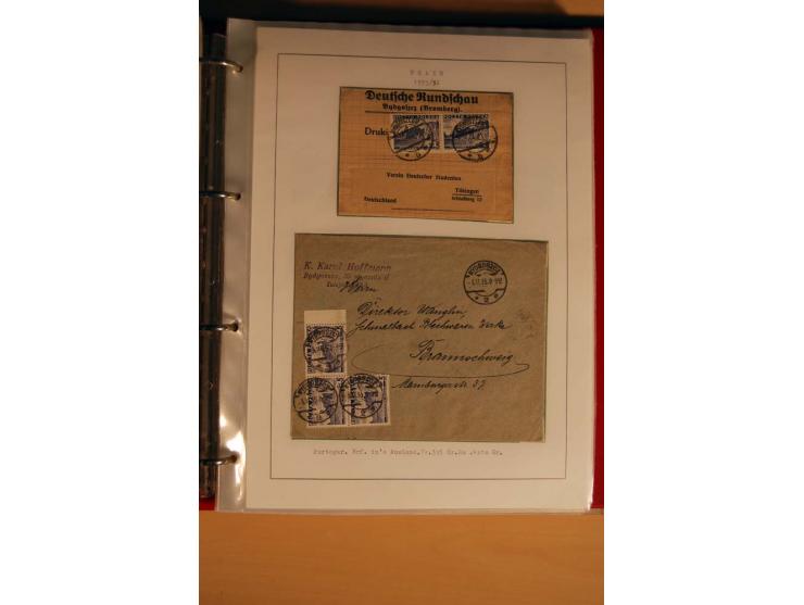  1840/1990, ungebrauchte, postfrische und gestempelte Sammlung mit vielen Briefen ab Vorphila und Russland in Polen gebraucht