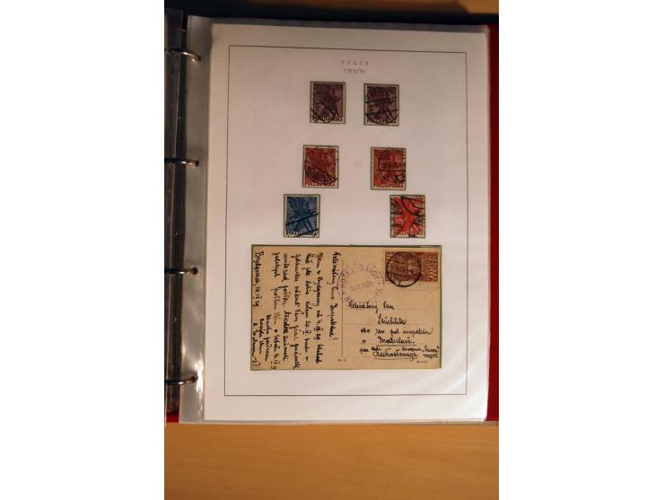  1840/1990, ungebrauchte, postfrische und gestempelte Sammlung mit vielen Briefen ab Vorphila und Russland in Polen gebraucht