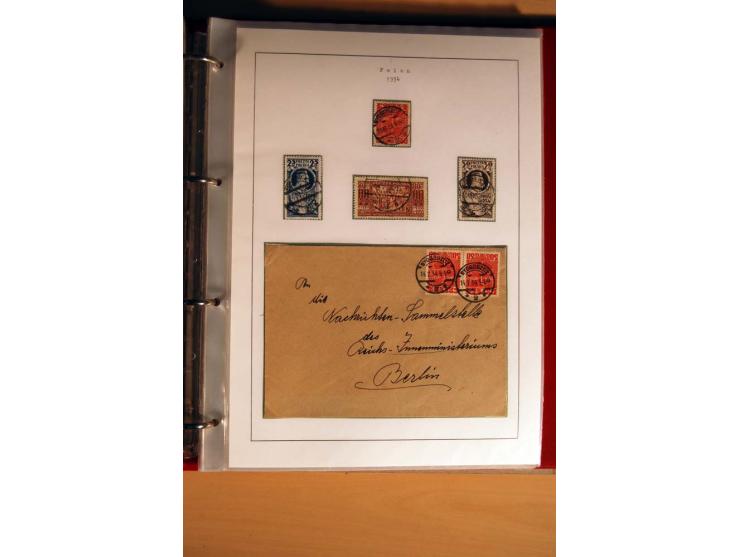  1840/1990, ungebrauchte, postfrische und gestempelte Sammlung mit vielen Briefen ab Vorphila und Russland in Polen gebraucht