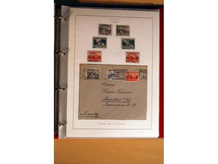  1840/1990, ungebrauchte, postfrische und gestempelte Sammlung mit vielen Briefen ab Vorphila und Russland in Polen gebraucht