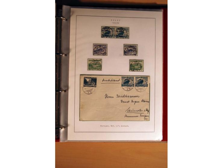  1840/1990, ungebrauchte, postfrische und gestempelte Sammlung mit vielen Briefen ab Vorphila und Russland in Polen gebraucht