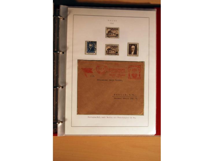  1840/1990, ungebrauchte, postfrische und gestempelte Sammlung mit vielen Briefen ab Vorphila und Russland in Polen gebraucht