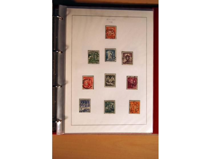  1840/1990, ungebrauchte, postfrische und gestempelte Sammlung mit vielen Briefen ab Vorphila und Russland in Polen gebraucht