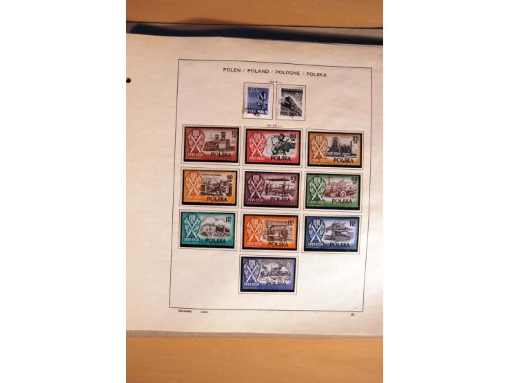 1860/1983, ungebrauchte, postfrische und gestempelte Sammlung mit Mi.-Nr. 1 im Steckbuch und in 2 Schaubek-Alben (Mi. nach An