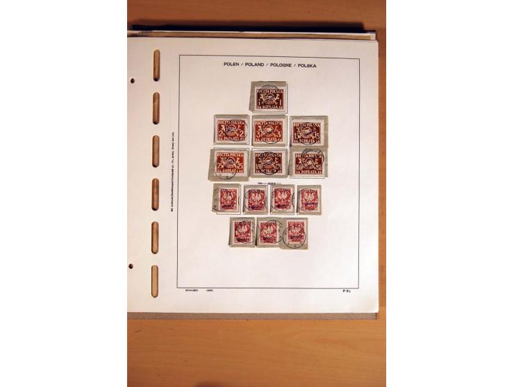 1860/1960 (ca.), ungebrauchte, postfrische und gestempelte Sammlung mit Nr. 1, Bl.1, Bl.10, schönem Teil Groszy-Aufdrucken et