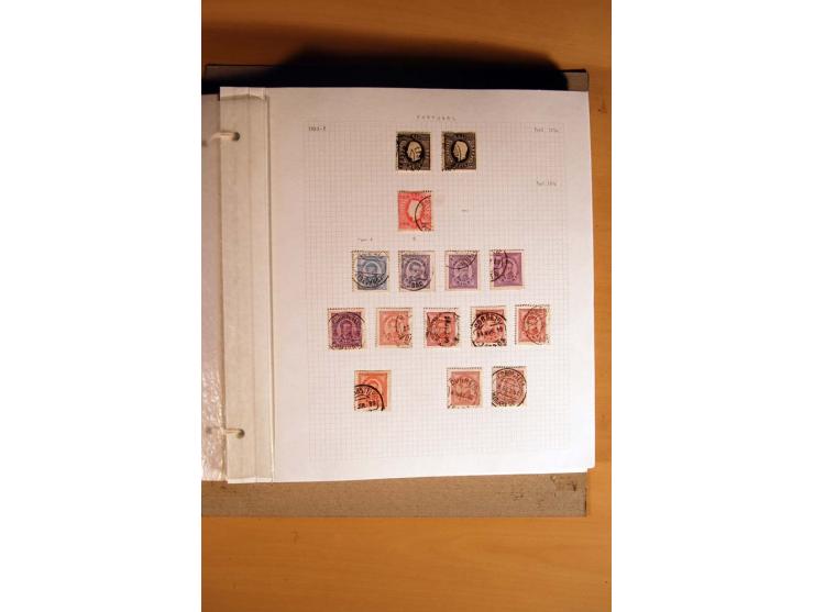 1853/1933, vorwiegend gestempelte Sammlungen mit vielen besseren Werten dabei Mi.-Nr. 1a mit Befund Alcuri und Morgoulis, Mi.