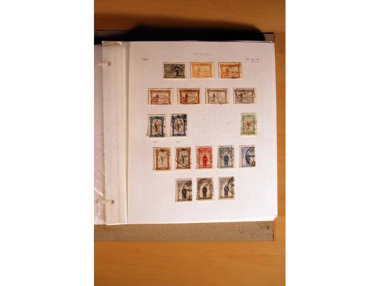 1853/1933, vorwiegend gestempelte Sammlungen mit vielen besseren Werten dabei Mi.-Nr. 1a mit Befund Alcuri und Morgoulis, Mi.