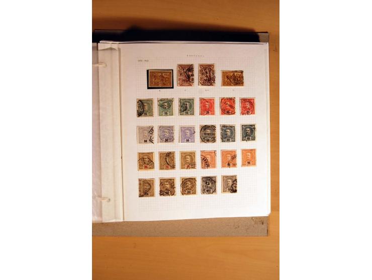 1853/1933, vorwiegend gestempelte Sammlungen mit vielen besseren Werten dabei Mi.-Nr. 1a mit Befund Alcuri und Morgoulis, Mi.