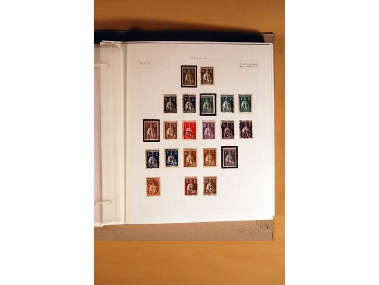 1853/1933, vorwiegend gestempelte Sammlungen mit vielen besseren Werten dabei Mi.-Nr. 1a mit Befund Alcuri und Morgoulis, Mi.