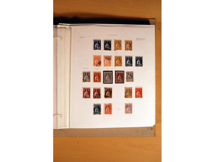 1853/1933, vorwiegend gestempelte Sammlungen mit vielen besseren Werten dabei Mi.-Nr. 1a mit Befund Alcuri und Morgoulis, Mi.