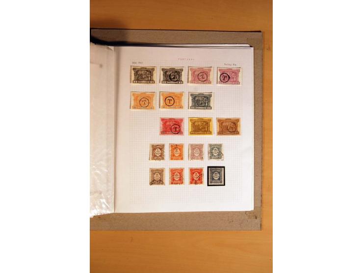 1853/1933, vorwiegend gestempelte Sammlungen mit vielen besseren Werten dabei Mi.-Nr. 1a mit Befund Alcuri und Morgoulis, Mi.
