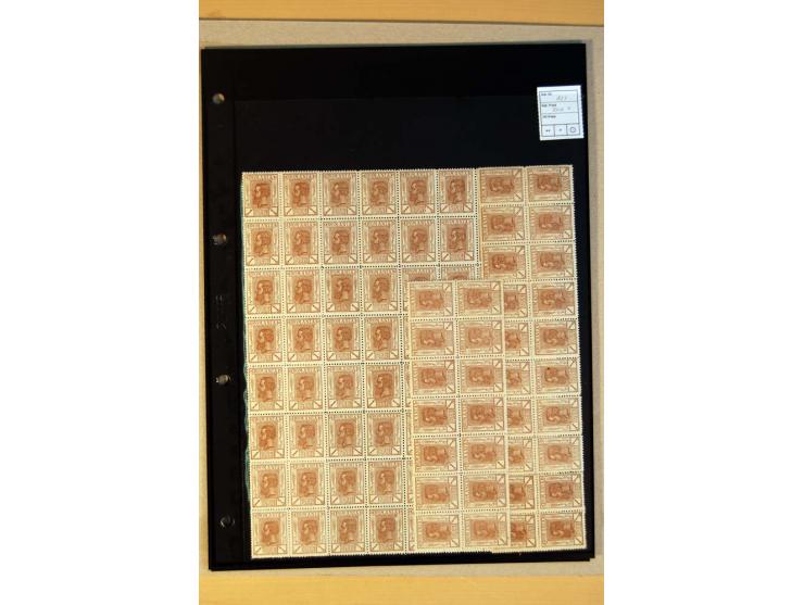 1862/1903, ungebrauchte und gestempelte Partie Einheiten, dabei Mi.-Nr. 9IK im 4er-Block (kleine Mängel), 102 und 105F zweima