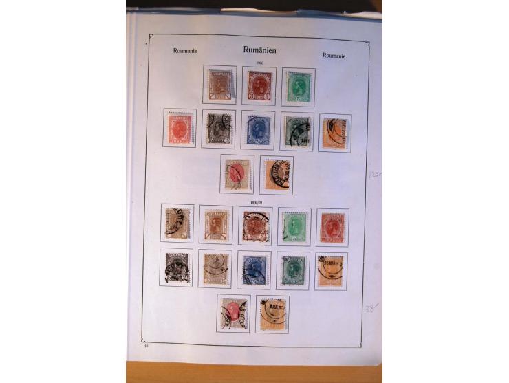 1865/1943, ungebrauchte und gestempelte reichhaltige Sammlung mit etwas Gebieten in Album